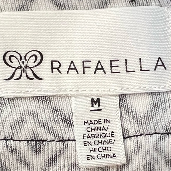 Rafaella Sleeveless Shift Dress Women’s Medium Black White Colorful Embroidery - Picture 9 of 10